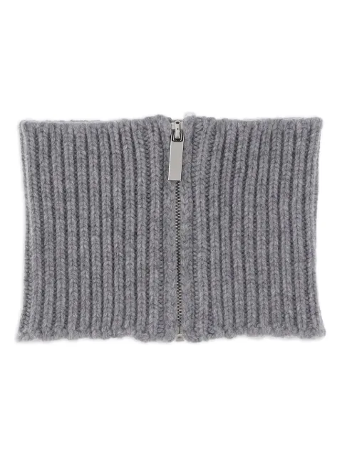 SA SU PHI ribbed zip neck-warmer scarf
