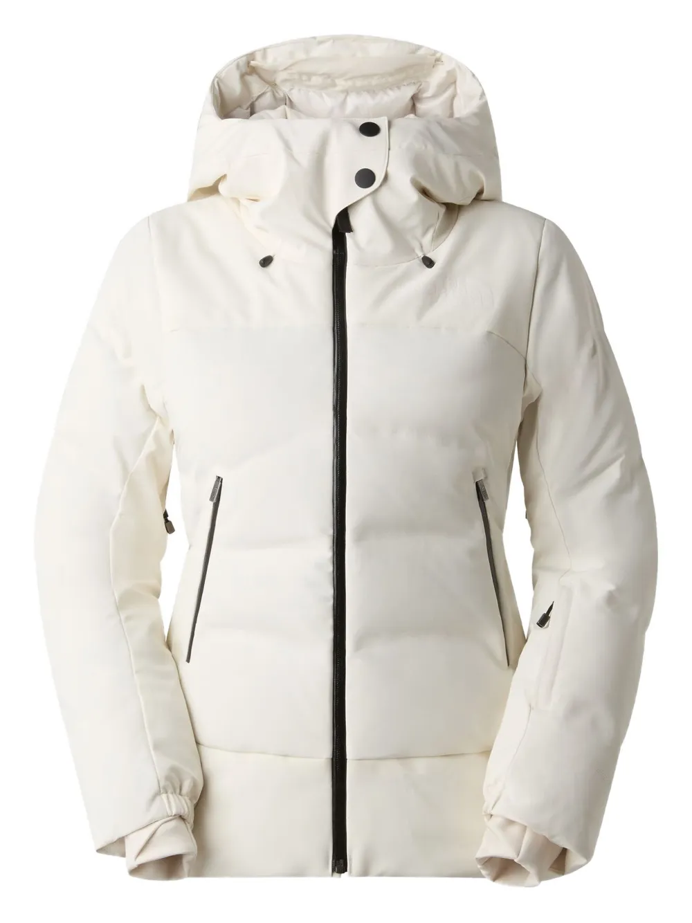The North Face Hooded Puffer Jacket In White