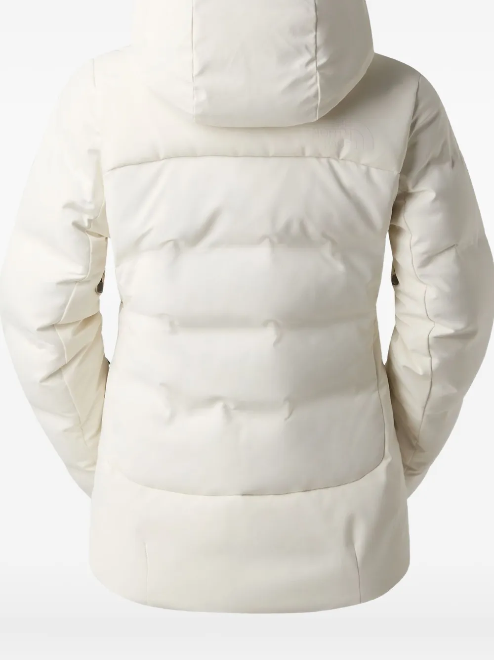 The North Face Hooded Puffer Jacket In White
