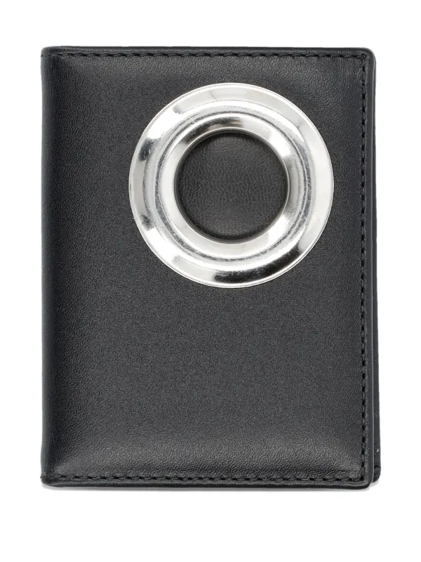 Comme Des Garçons Wallet アイレット　ミニ財布 COMME des GARCONS コムデギャルソン 二つ折り財布 SILVER