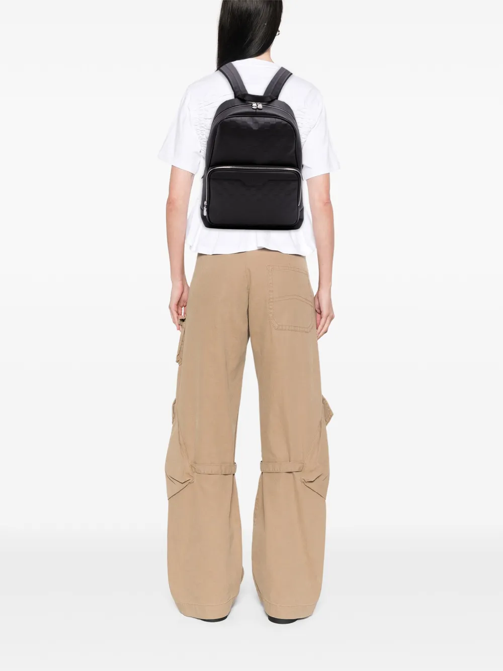Louis Vuitton Pre-Owned 2010-2025 Damier Infini Campus backpack - ブラック Louis Vuitton Pre-Owned 2010-2025 Damier Infini Campus backpack - ブラック