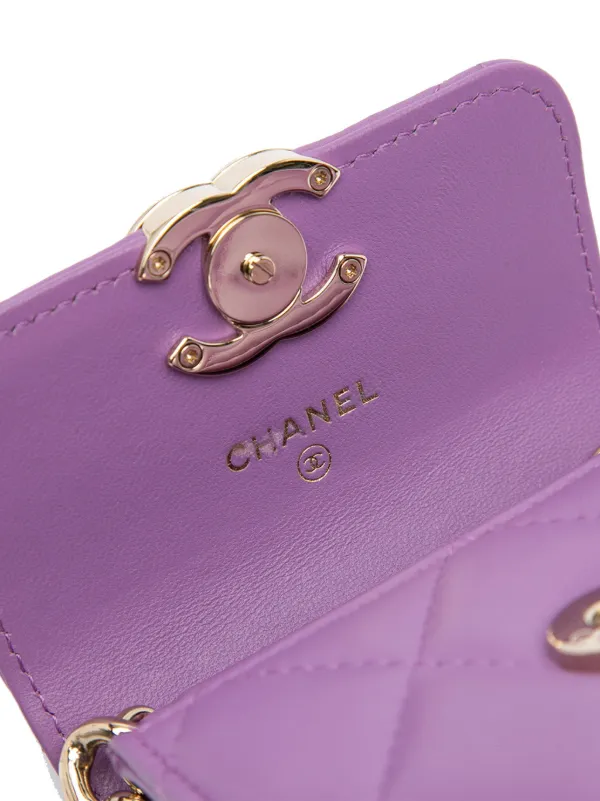 CHANEL マトラッセ ココマーク ラムスキン CHANEL Pre-Owned 2021-2025 ココマーク マトラッセ ラムスキン