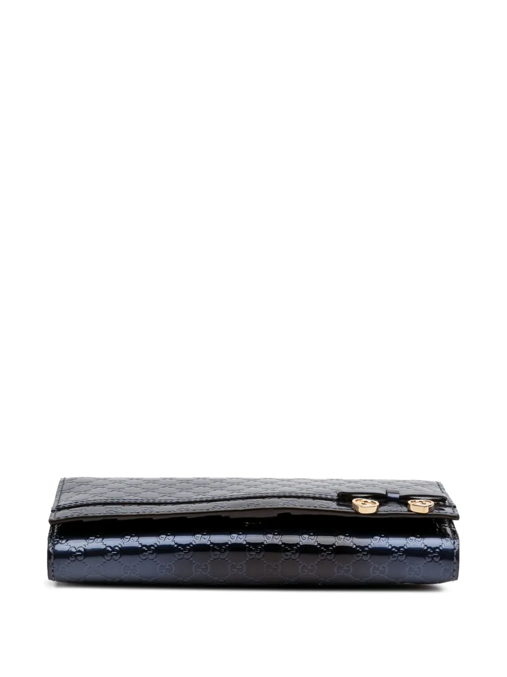 Gucci Pre-Owned 2000-2015 Patent Microguccissima Wallet On Chain Gucci Pre-Owned 2000-2015 Patent Microguccissima Wallet On Chain