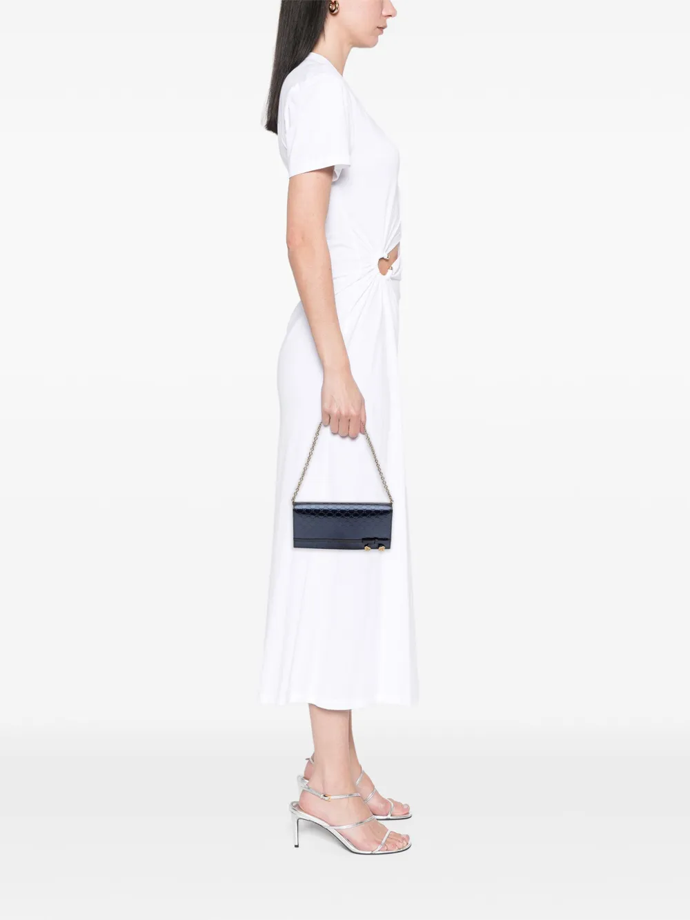 Gucci Pre-Owned 2000-2015 Patent Microguccissima Wallet On Chain shoulder bag | Pre-Owned | Image 2