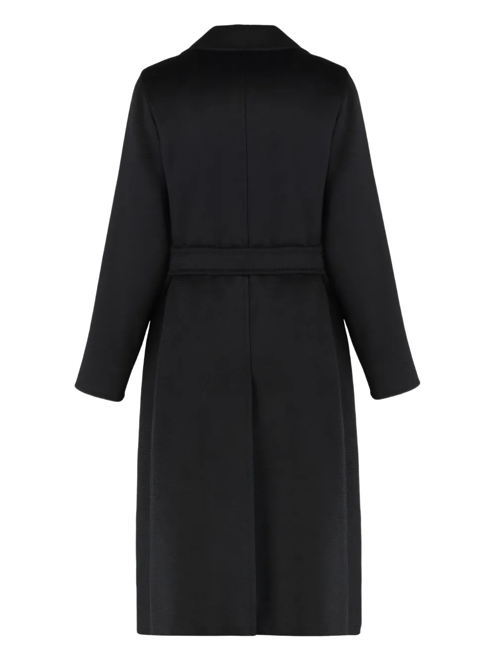 Max Mara Manuela belted coat Zwart