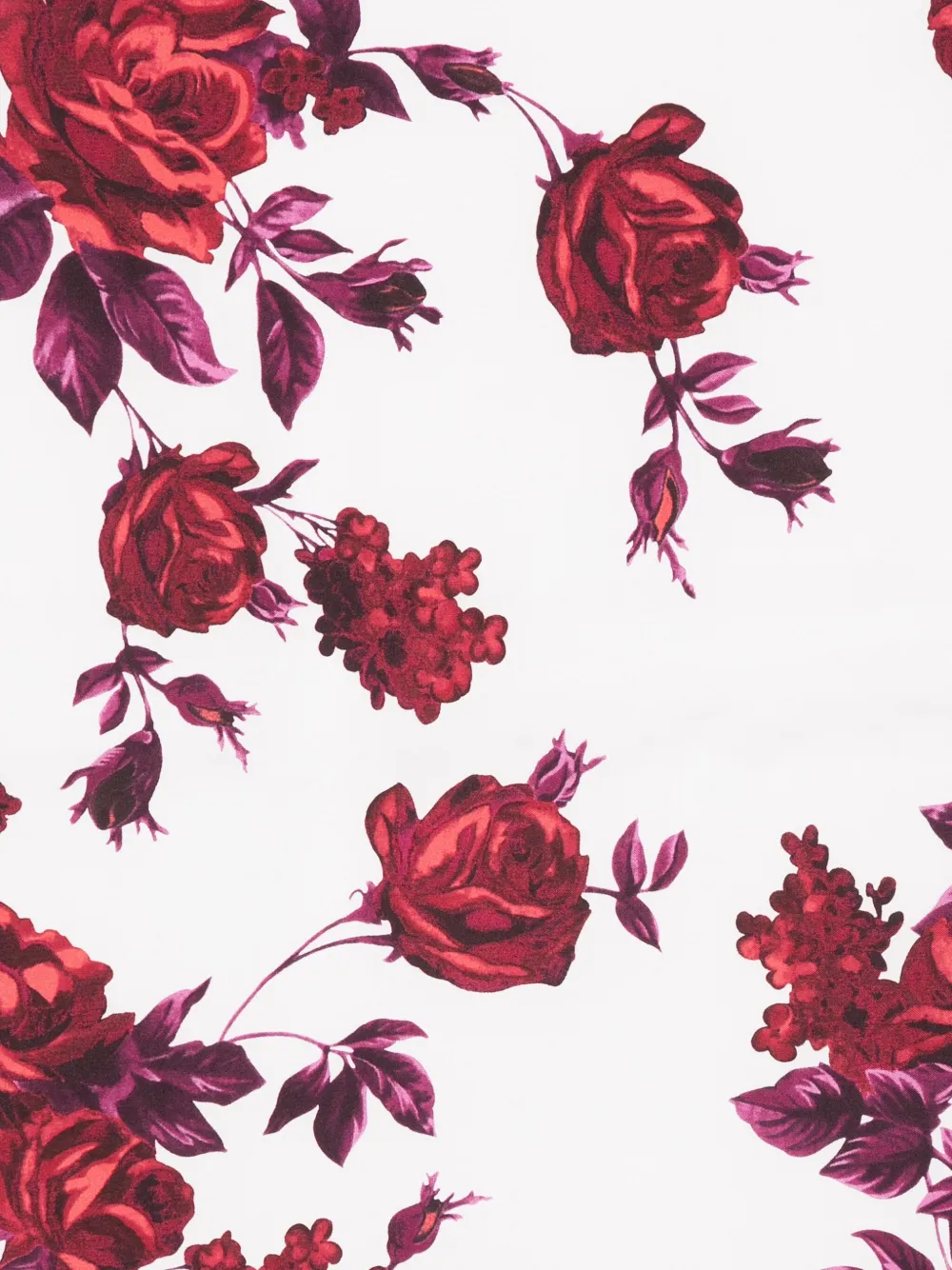 Magda Butrym floral-print silk scarf - Roze