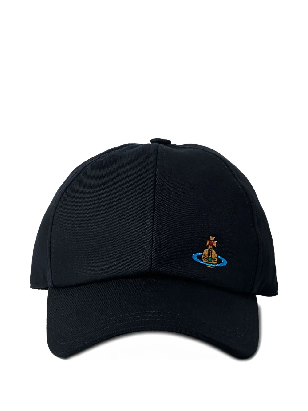 Vivienne Westwood logo motif baseball cap Zwart
