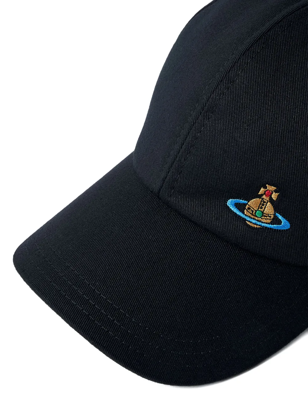 Vivienne Westwood logo motif baseball cap Zwart