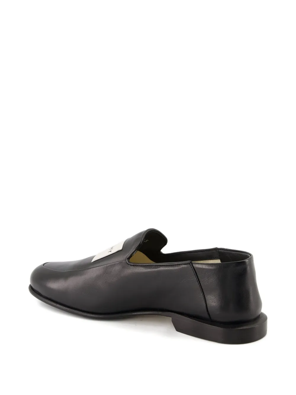 Givenchy label-plaque loafers Black