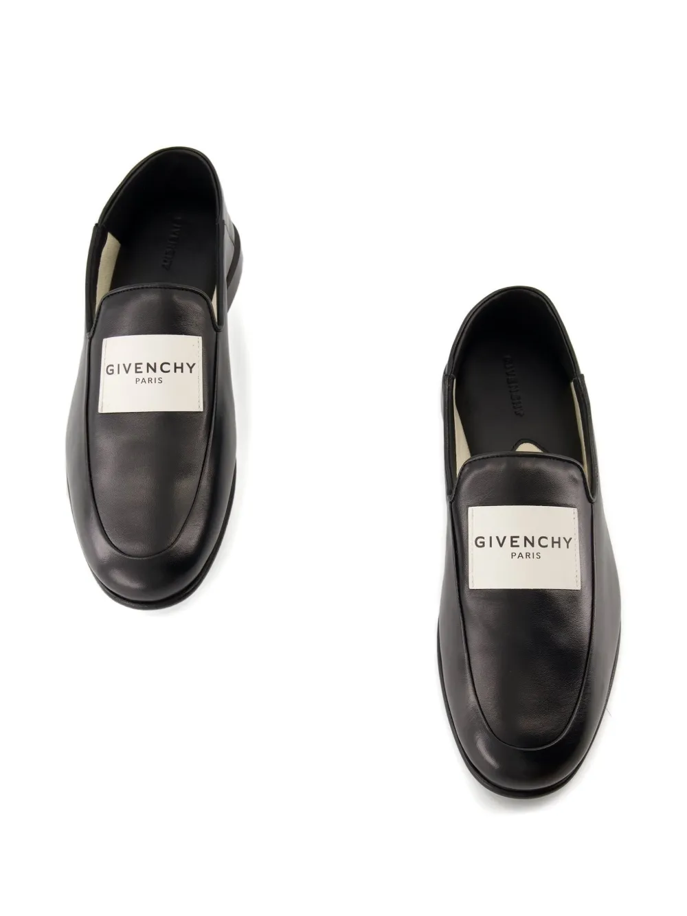 Givenchy label-plaque loafers Black