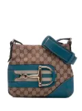 Gucci Pre-Owned 2000-2015 GG Canvas Hasler Web crossbody bag - Blue