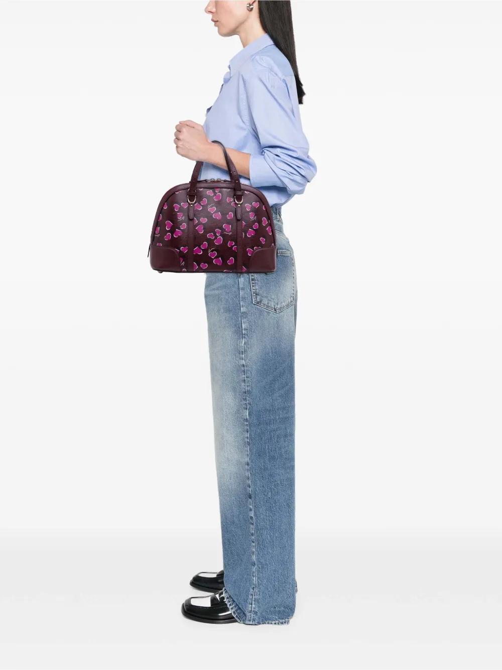 Gucci Pre-Owned 2016-2025 Small Leather Heartbeat Nice Dome satchel | Pre-Owned | Image 2