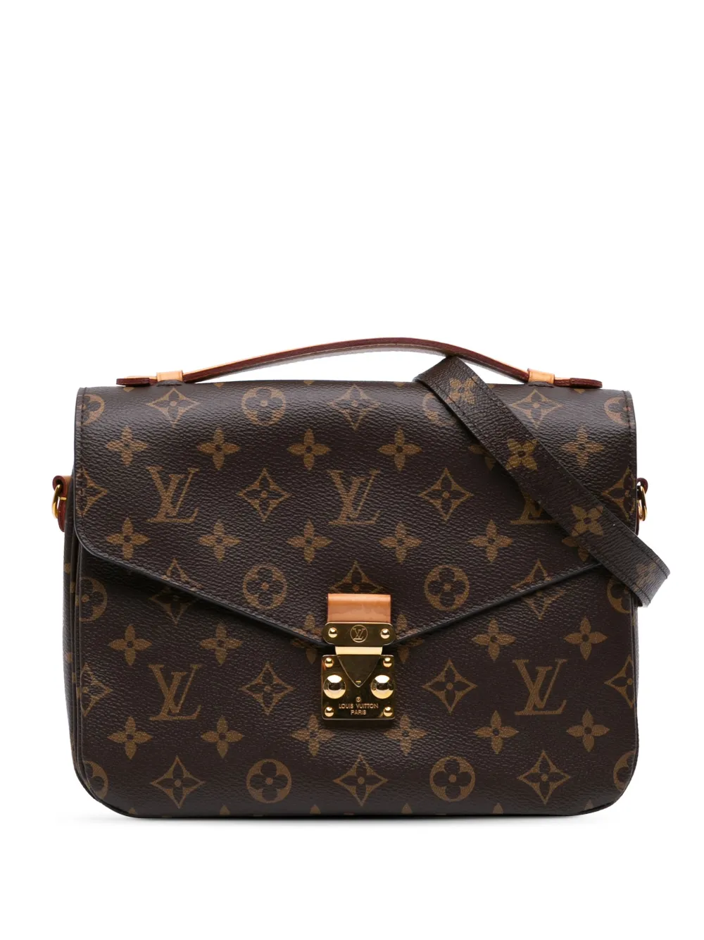 Louis Vuitton Pre-Owned 2018 Monogram Pochette Metis satchel - ブラウン Louis Vuitton Pre-Owned 2018 Monogram Pochette Metis satchel - ブラウン