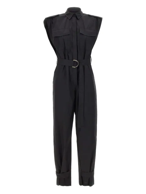 kaos epauletted belted jumpsuit