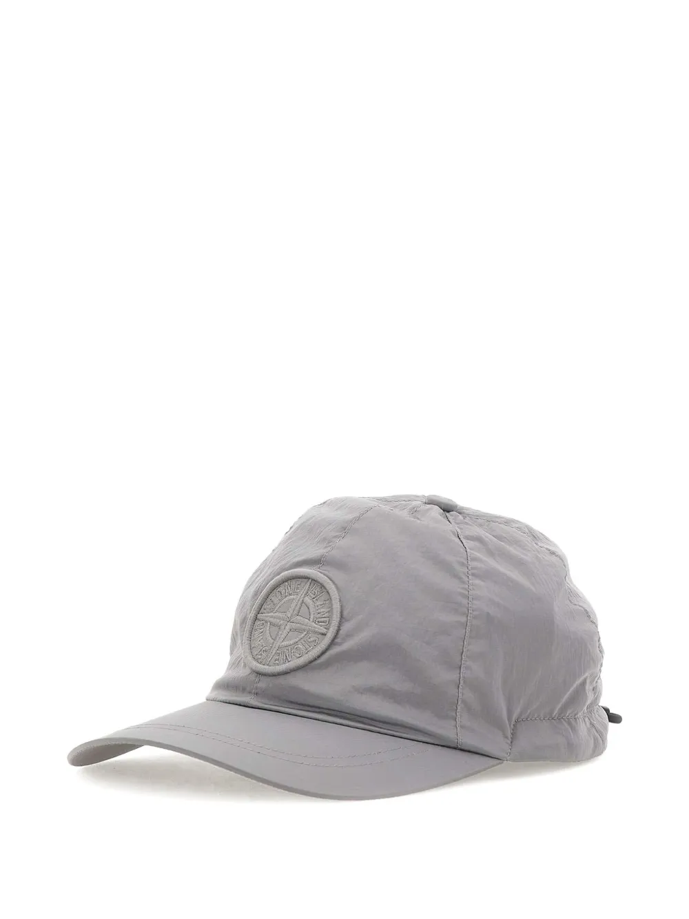 Stone Island compass logo baseball cap Grijs