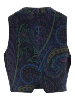 ベスト・ジレ Etro Houndstooth Over Vest ETRO(エトロ) ベスト・ジレ(レディース) - 海外通販のBUYMA