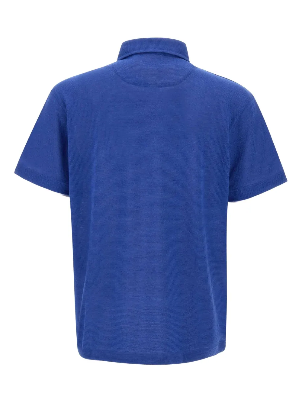 BOB Poloshirt met detail op de rug - Blauw