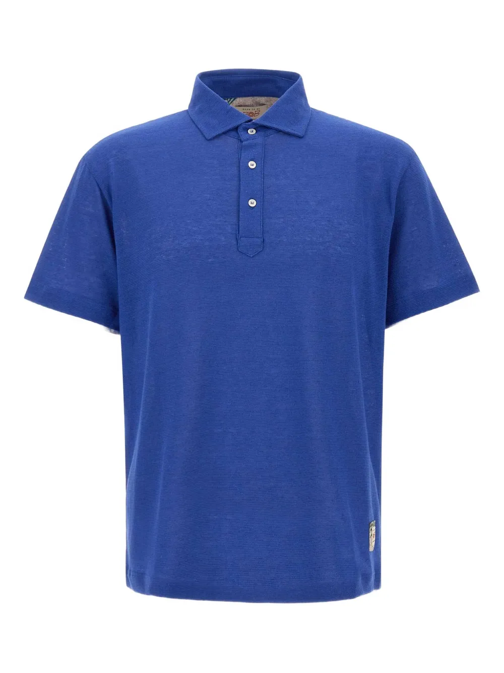 back-detail polo shirt
