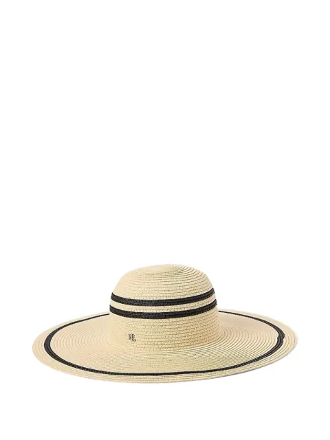 Lauren Ralph Lauren striped brim hat