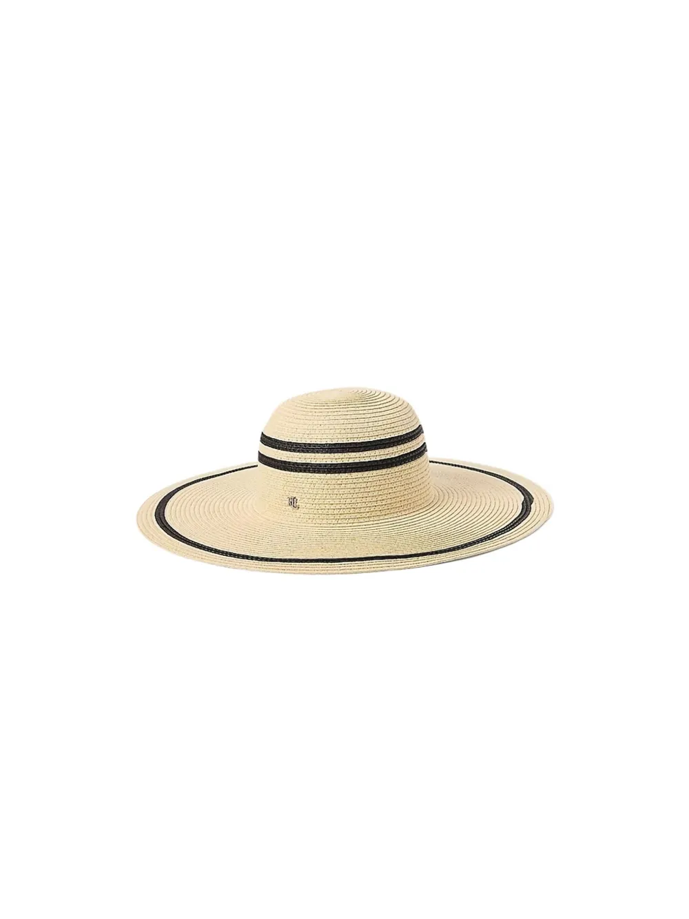 Lauren Ralph Lauren Hoed met gestreepte rand - Beige