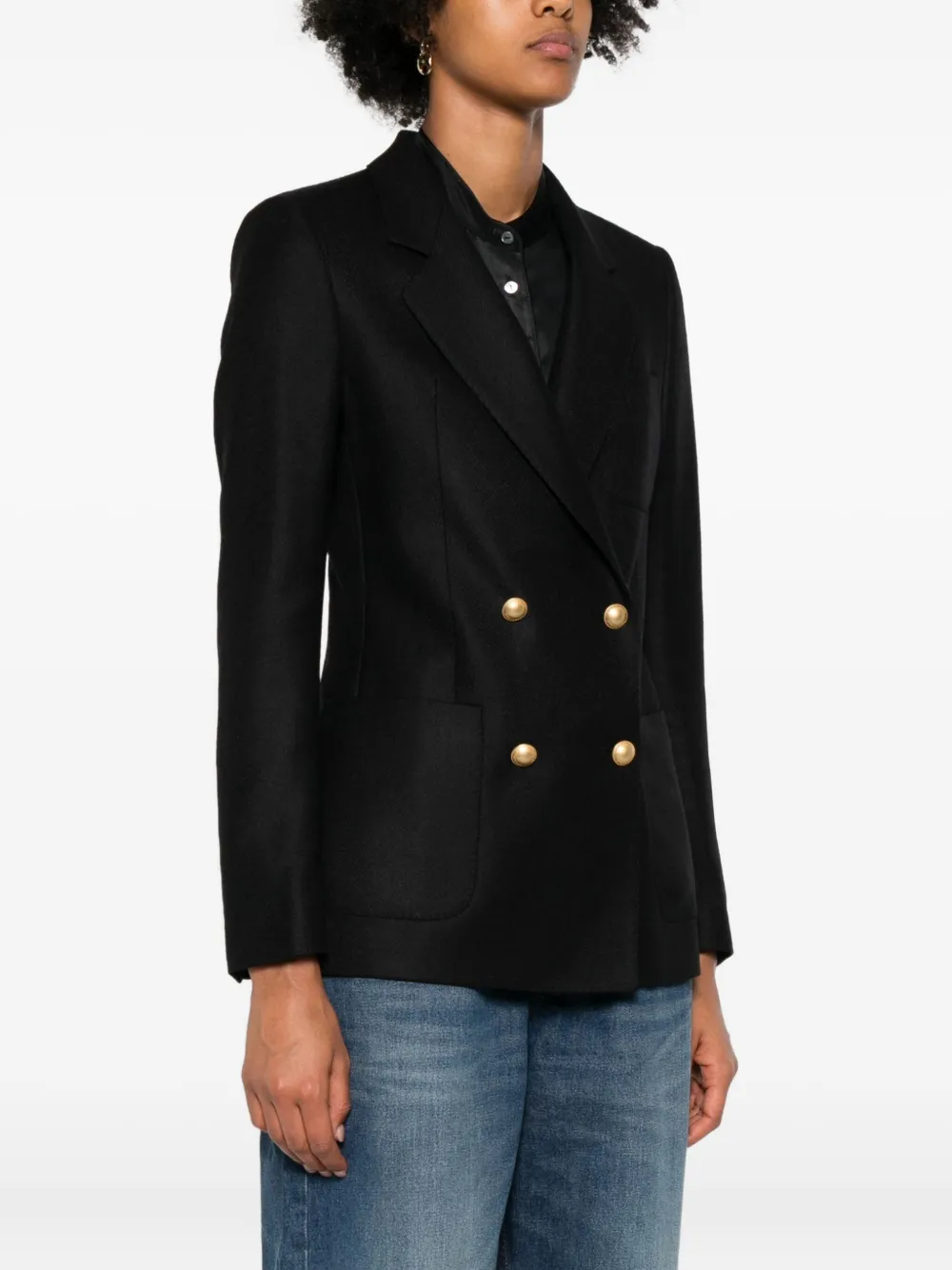 Tagliatore Double-breasted Jacket In Black