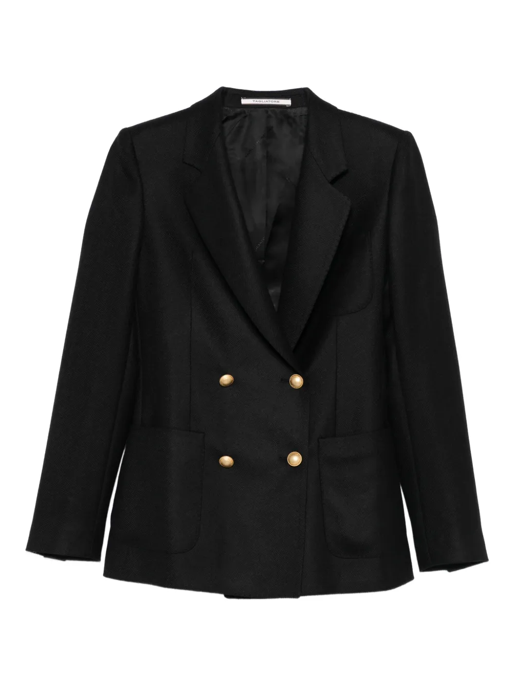 Tagliatore double-breasted jacket | Black | Image 1
