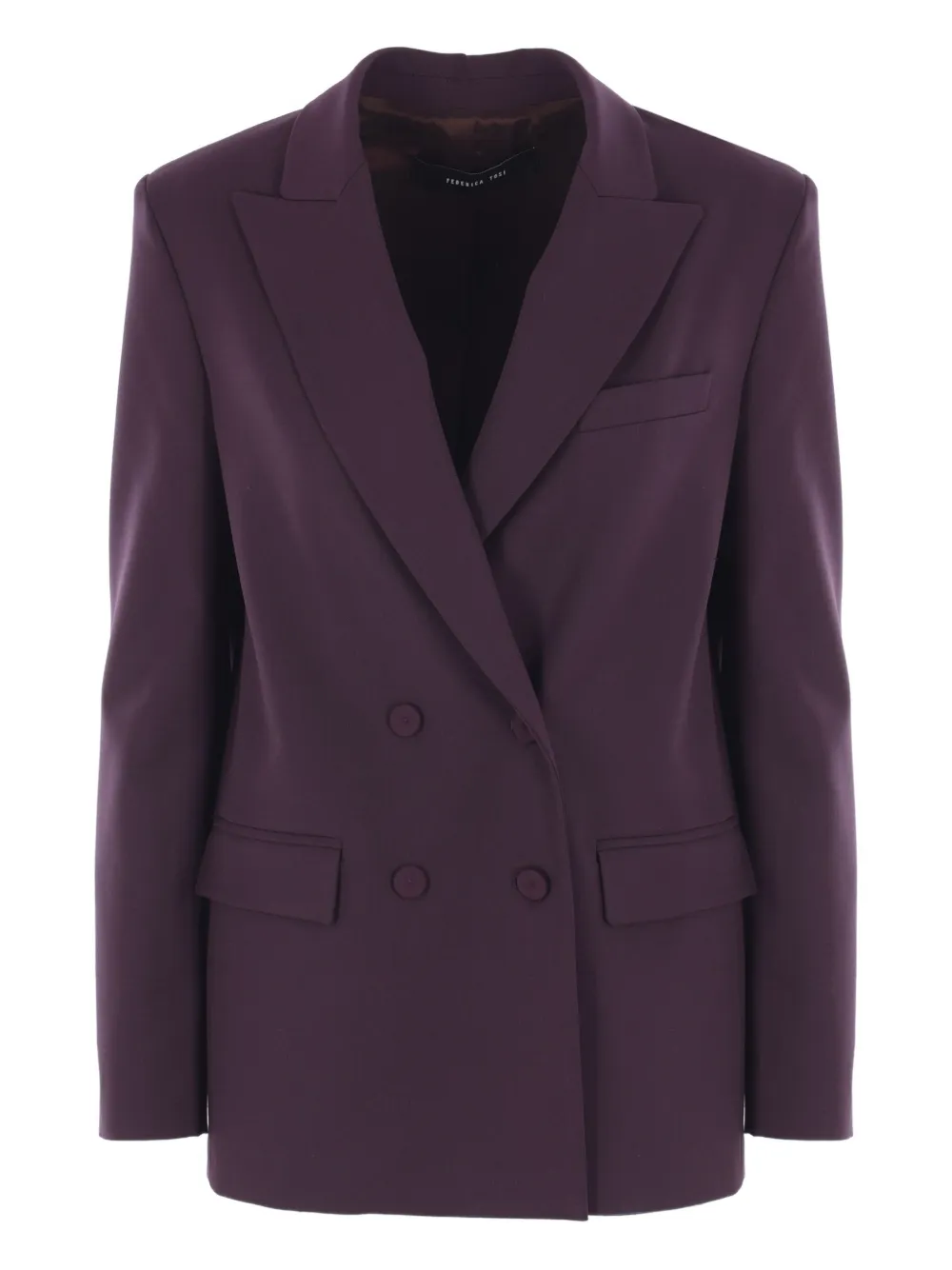 Federica Tosi double-breasted blazer | Purple | Image 1