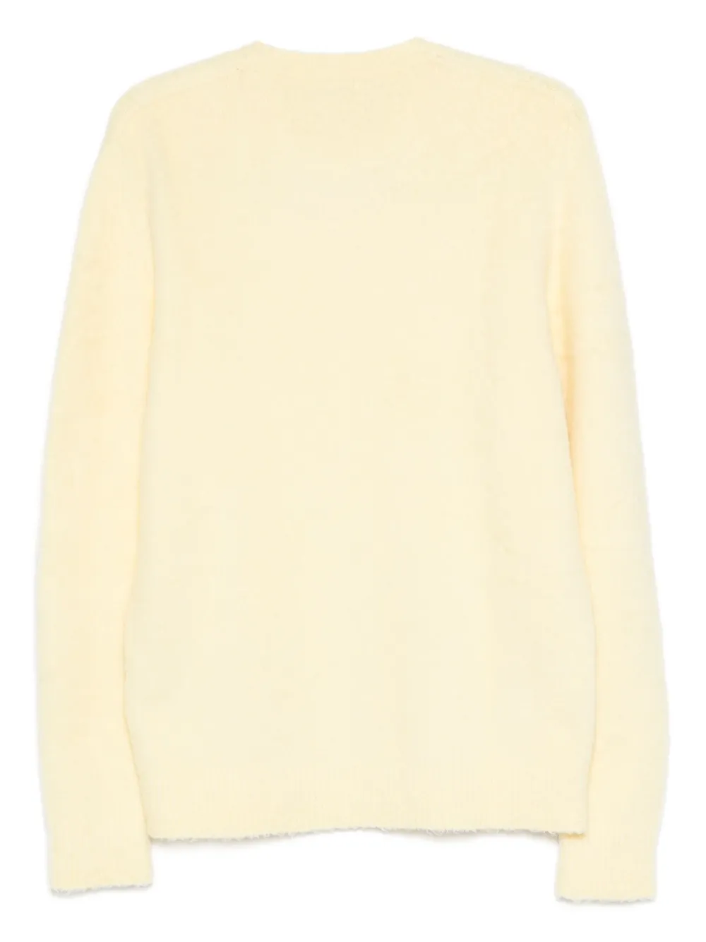 Roberto Collina crew-neck sweater - Geel