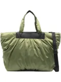 VeeCollective Caba Weekender quilted padded tote bag - Green