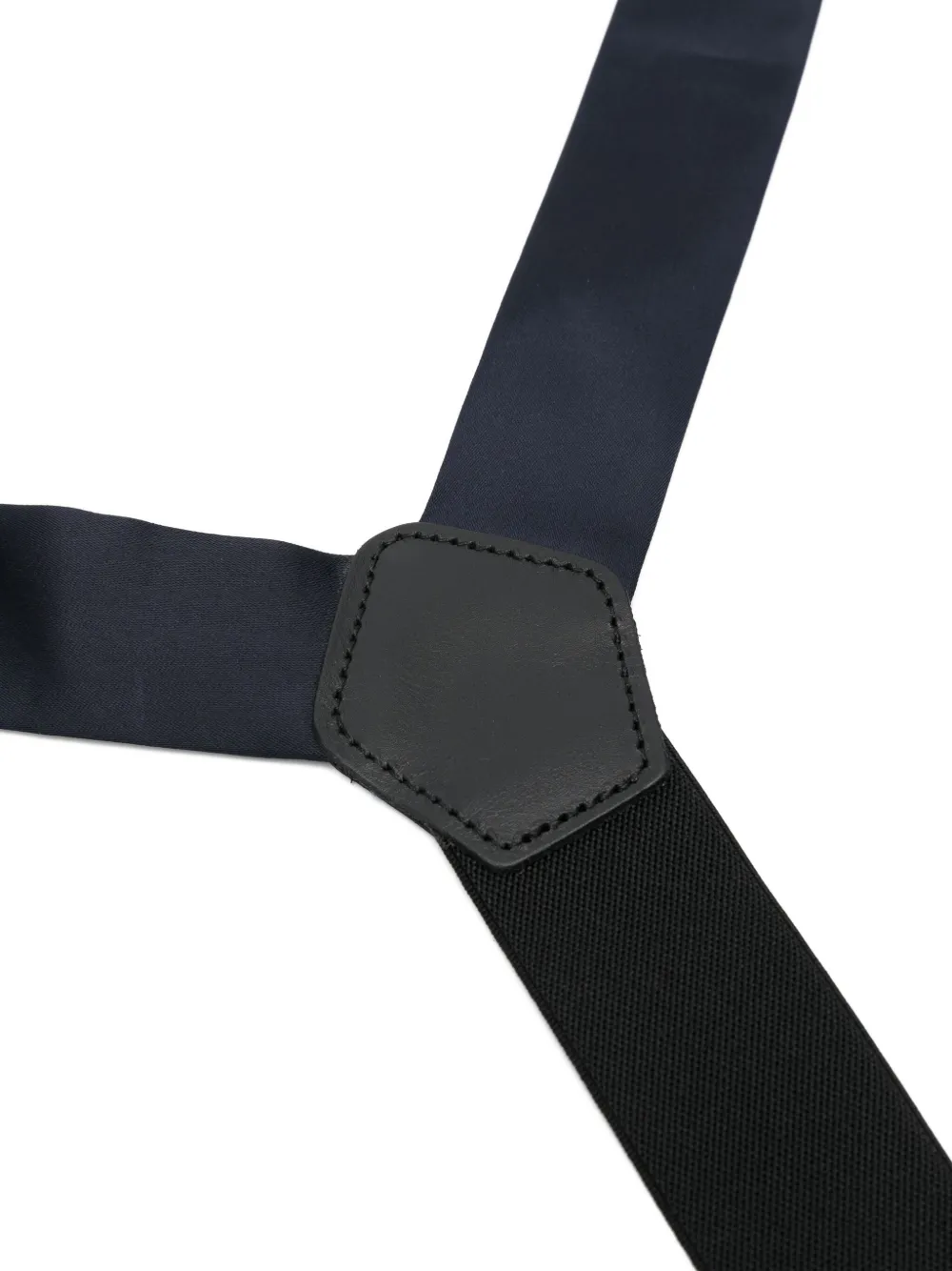 BENCIVENGA leather-details braces - Blauw