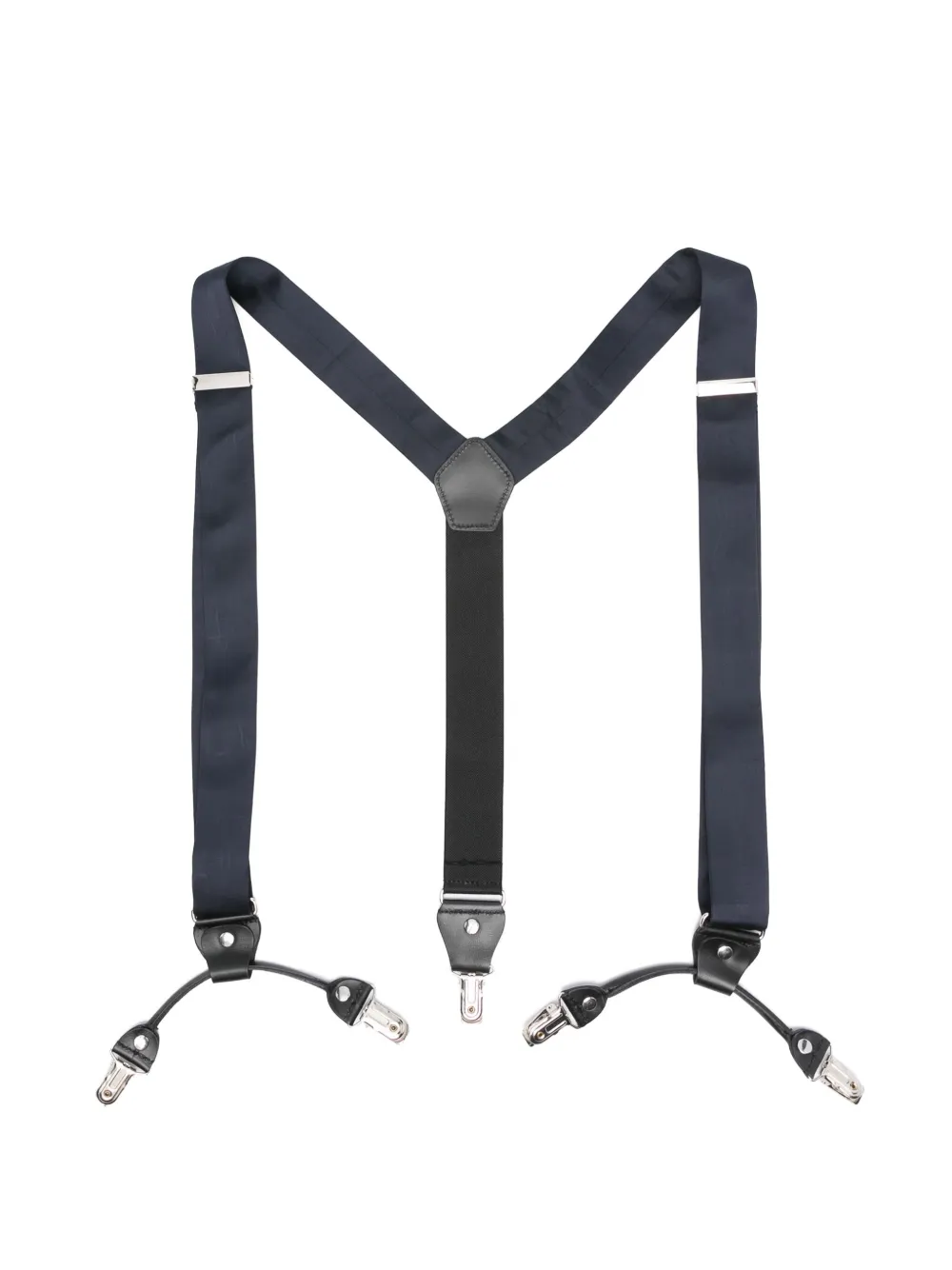 BENCIVENGA Bretels met leren detail Blauw