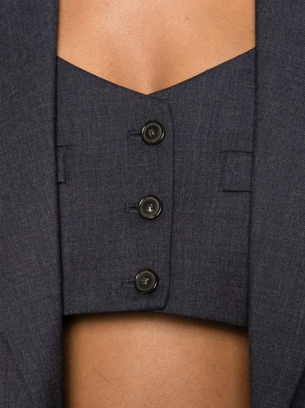 Erika Cavallini Pinstripe Single-breasted Blazer In Black