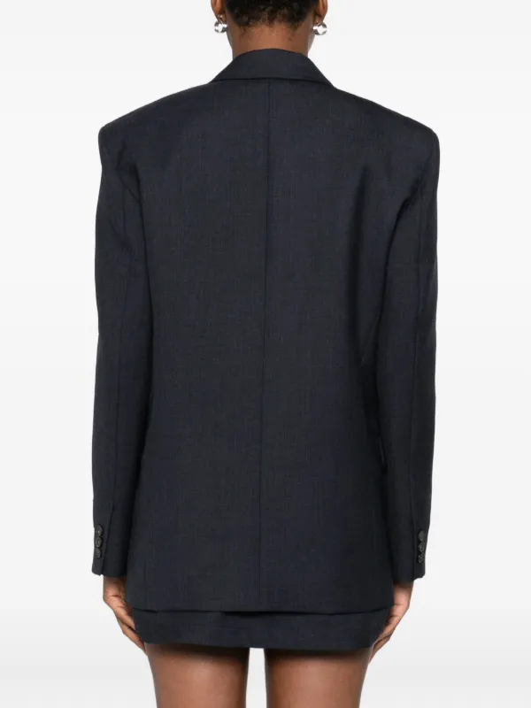 Erika Cavallini ストライプ シングルジャケット | ブルー | FARFETCH JP