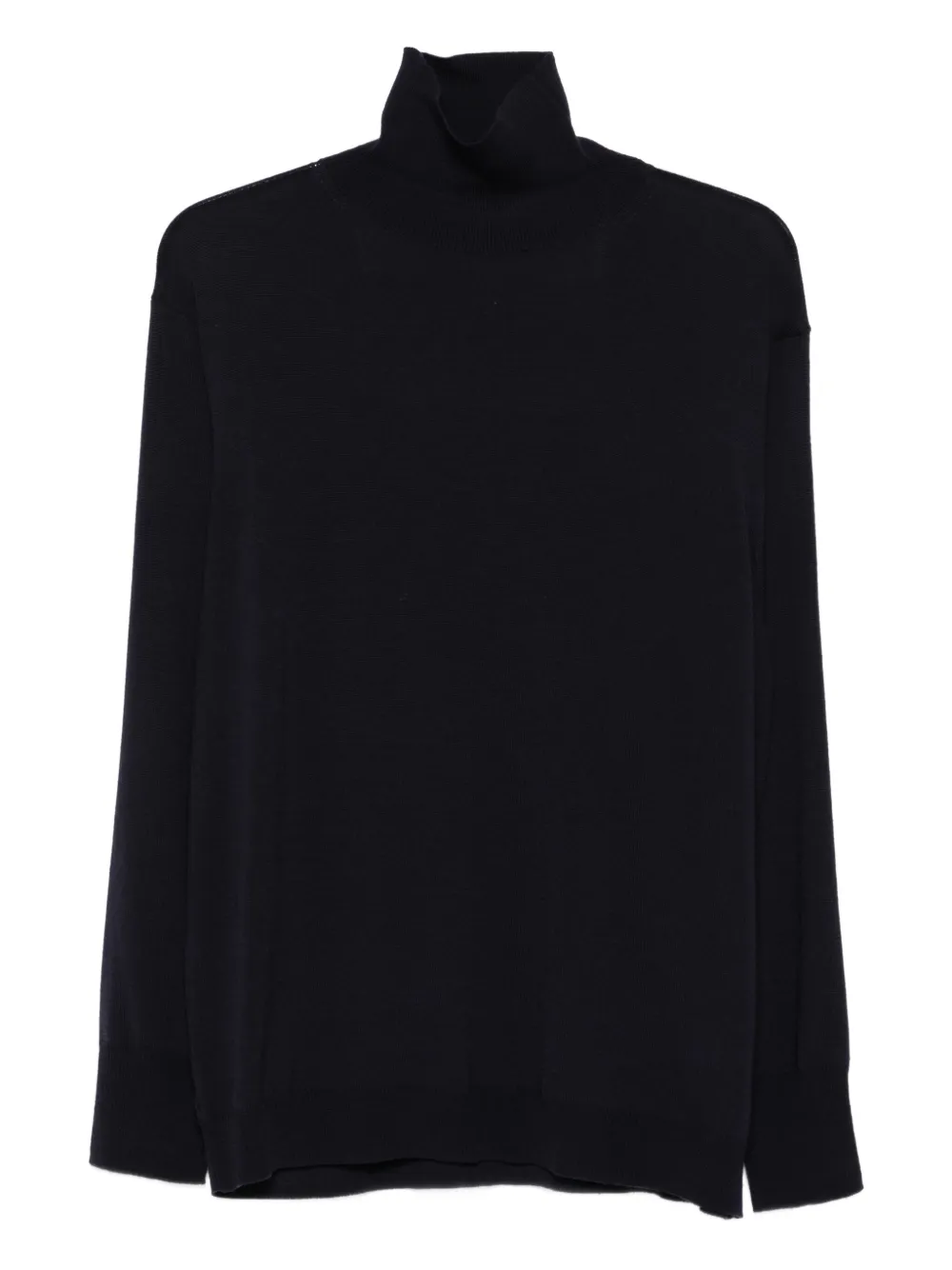 Erika Cavallini  turtleneck wool sweater | Blue | Image 1