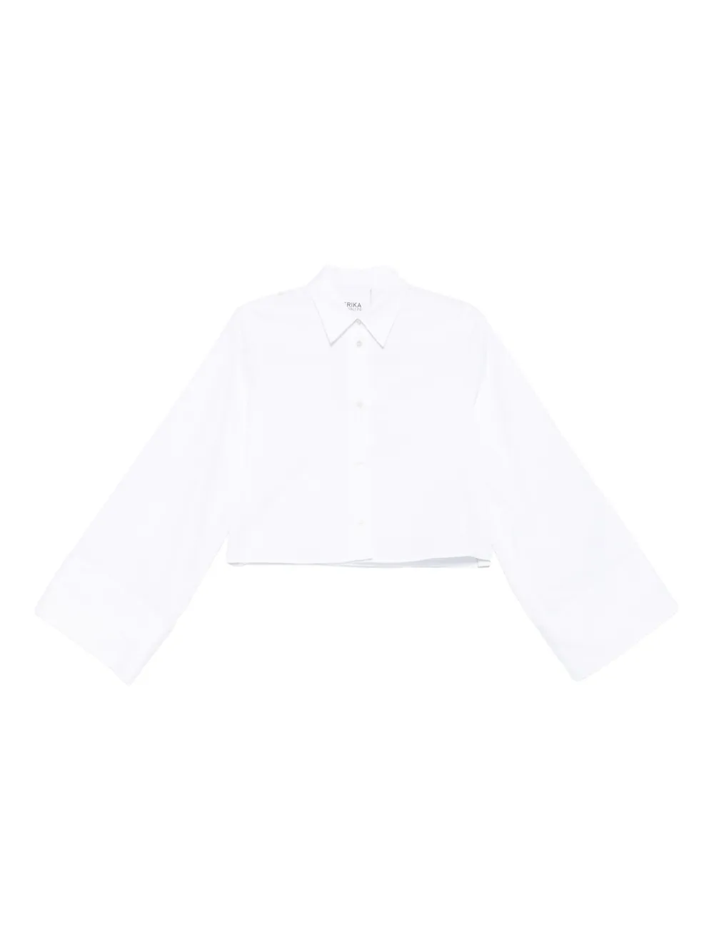 Erika Cavallini  button-down cropped shirt | White | Image 1