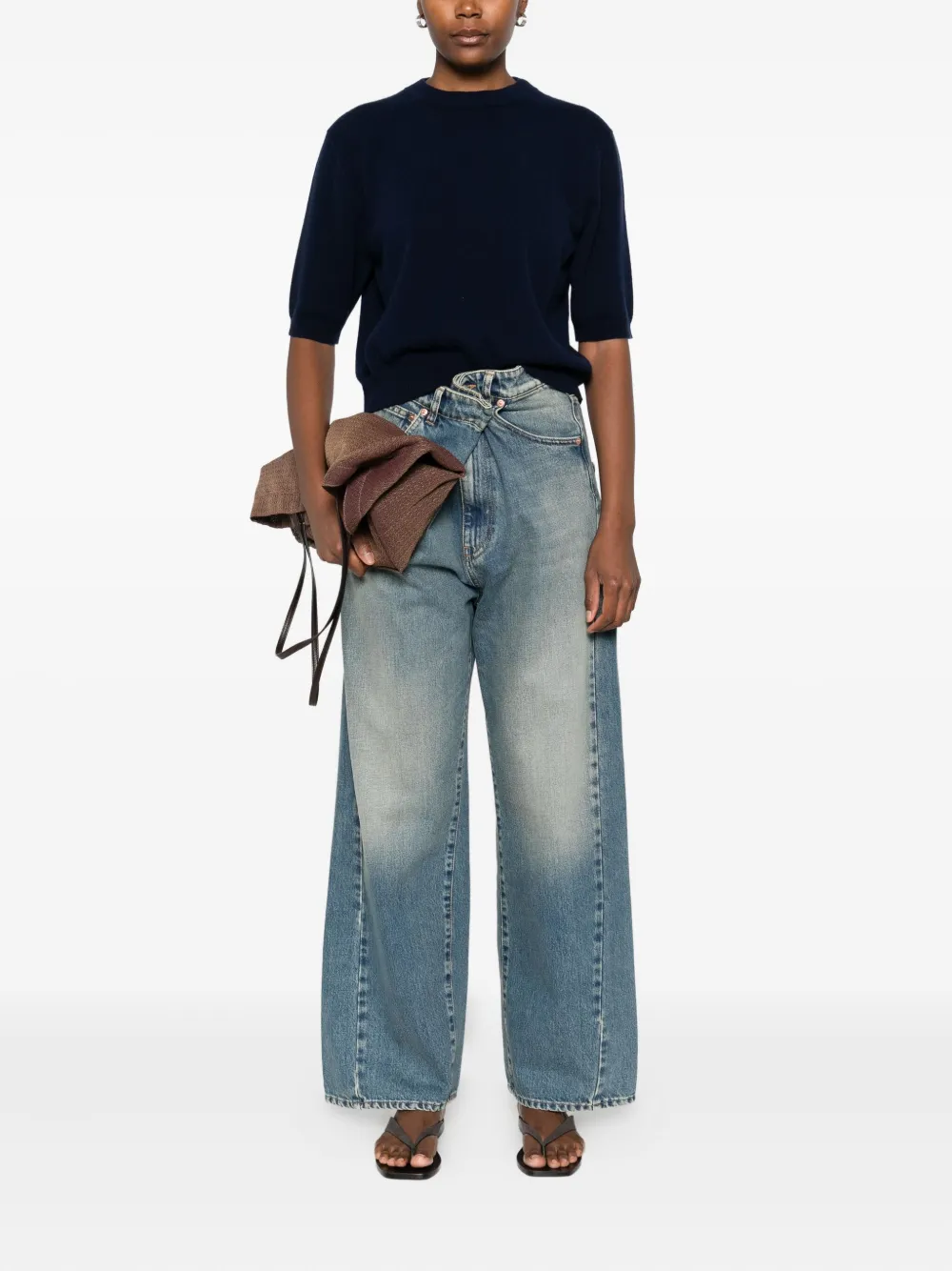 Erika Cavallini  short-sleeve cashmere sweatshirt | Sweaters | Image 2