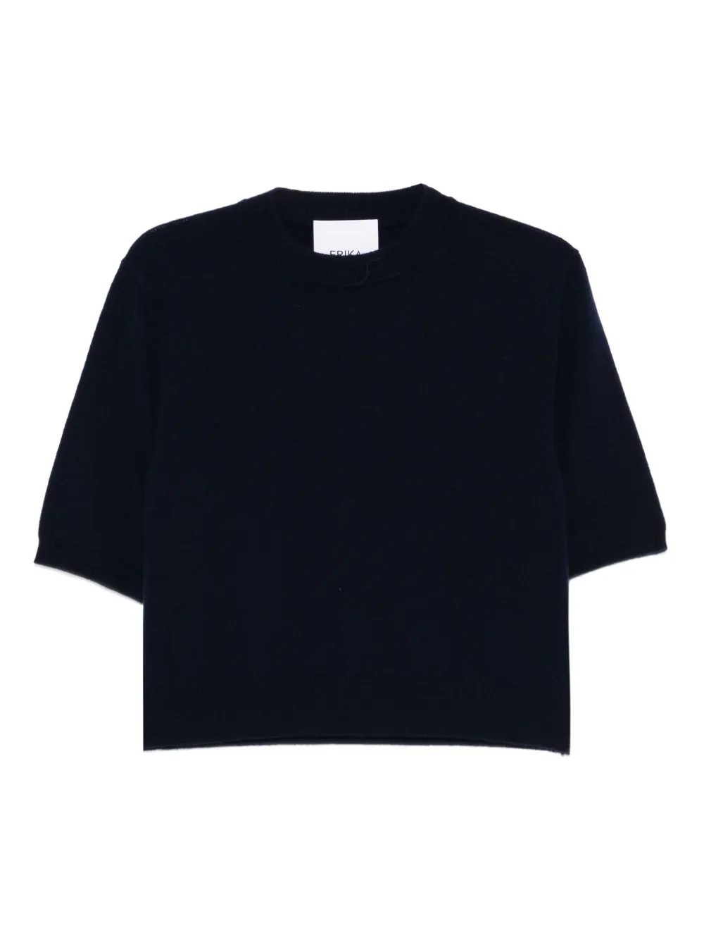 Erika Cavallini  short-sleeve cashmere sweatshirt | Blue | Image 1