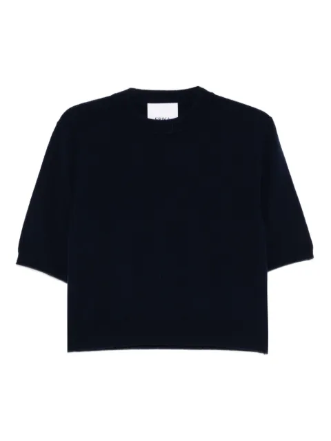 Erika Cavallini  short-sleeve cashmere sweatshirt