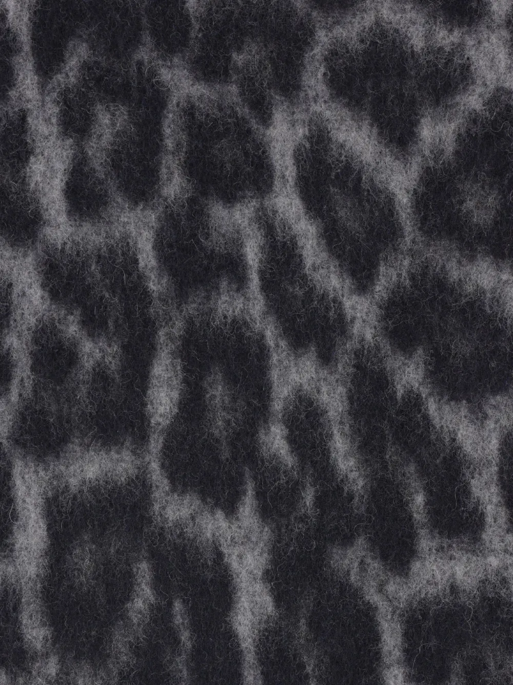 Federica Tosi Leopard-print Buttoned Coat In Blue