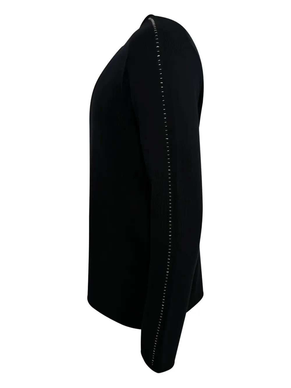 Transit Trui met textuur en lange mouwen Zwart