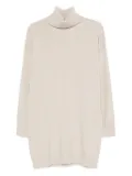 Roberto Collina turtleneck mini dress - Neutrals