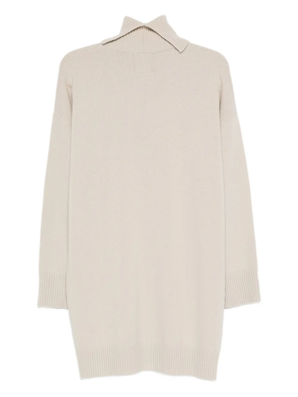 Roberto Collina turtleneck mini dress - Beige