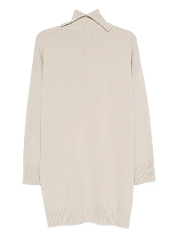 Roberto Collina Turtleneck Mini Dress | Neutrals | FARFETCH