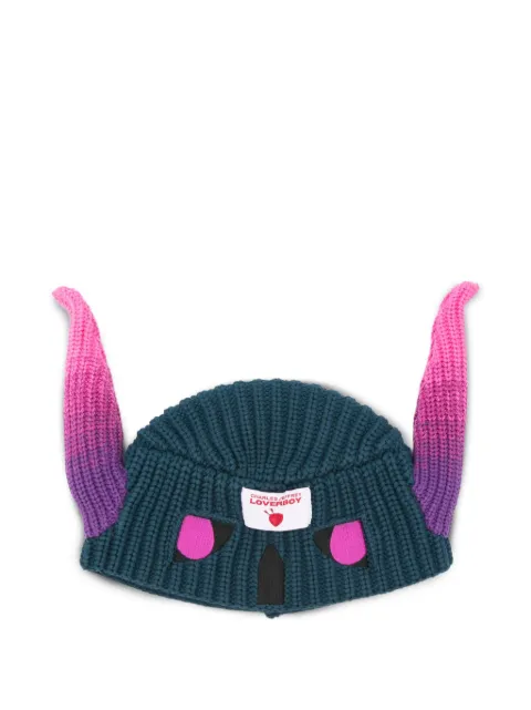 Charles Jeffrey Loverboy horn-detail knit beanie
