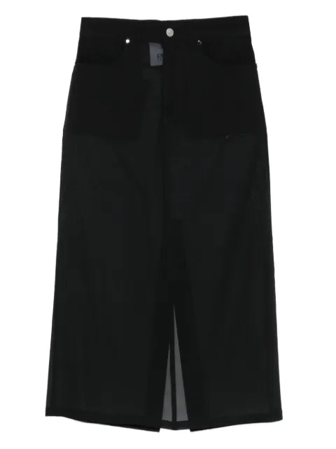 Erika Cavallini  button-detail midi skirt