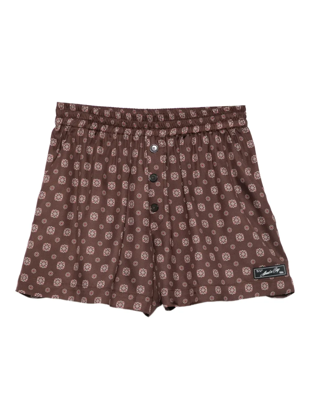 Erika Cavallini  button-details short | Brown | Image 1