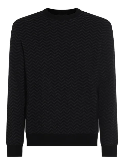 Giorgio Armani chevron-pattern sweater