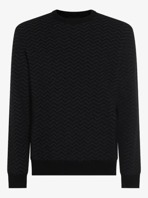 Giorgio Armani chevron-pattern sweater