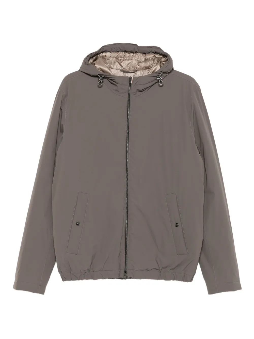 Herno hooded zip-front jacket Bruin