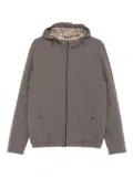 Herno hooded zip-front jacket - Brown